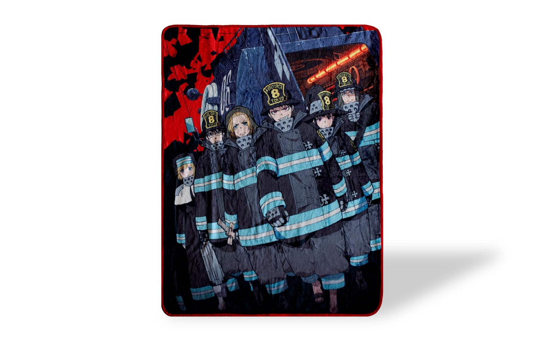 Fire Force Anime Series Fleece Throw Blanket | Anime Blanket | 60 x 45 Inches