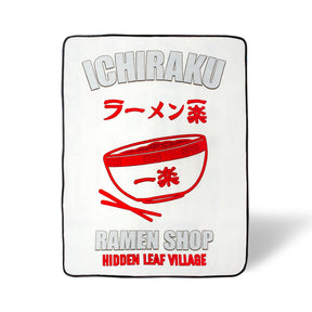 Naruto Ichiraku Ramen Fleece Throw Blanket | 45 x 60 Inches