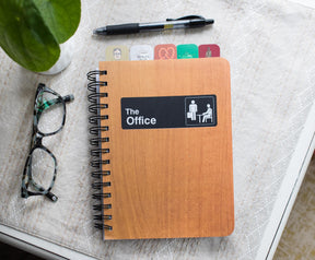 The Office Tabbed 288-Page Spiral Notebook Journal