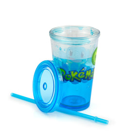 Pokemon Carnival Cup With Glitter and Confetti Featuring Squirtle 16oz.