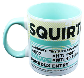 Pokemon Pokedex Squirtle 20oz Ceramic Mug