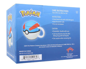 Pokemon Great Ball Molded Mug with Lid