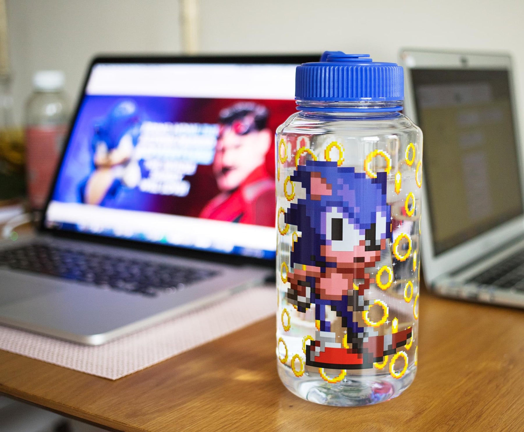 Sonic The Hedgehog Character Plastic Water Bottle