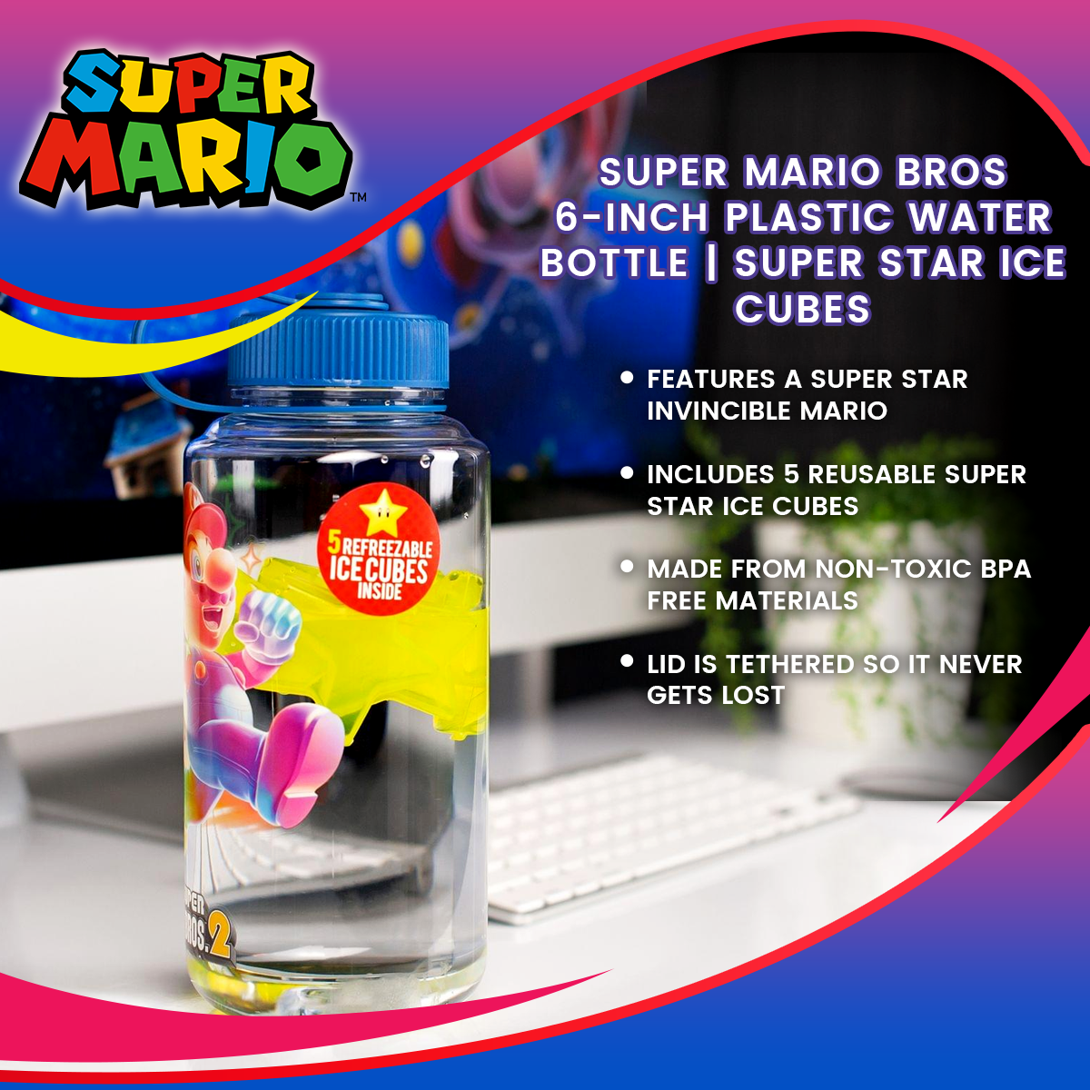 Super Mario Water Bottle