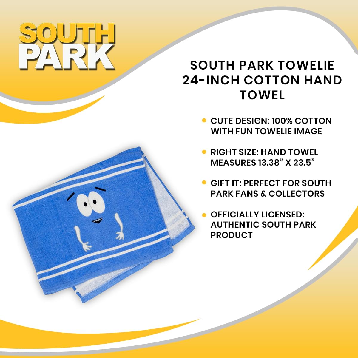 South park towelie hand towel hot sale