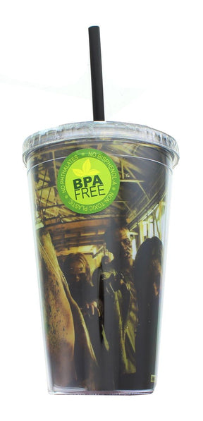 The Walking Dead Zombies 16oz Carnival Cup w/ Straw & Lid