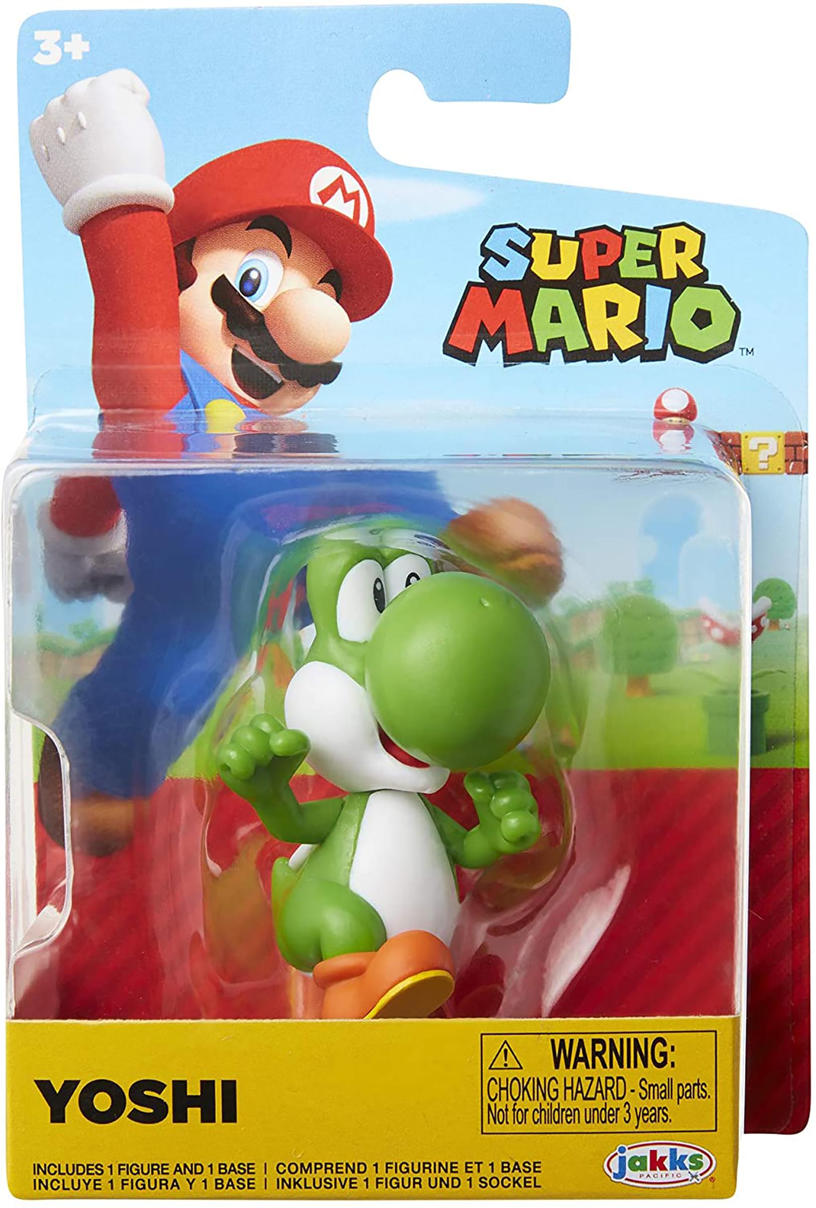 Super Mario World of Nintendo 2.5 Inch Figure | Running Yoshi