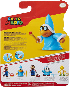 Super Mario Bros. 4 Inch Action Figure | Magikoopa w/ Wand