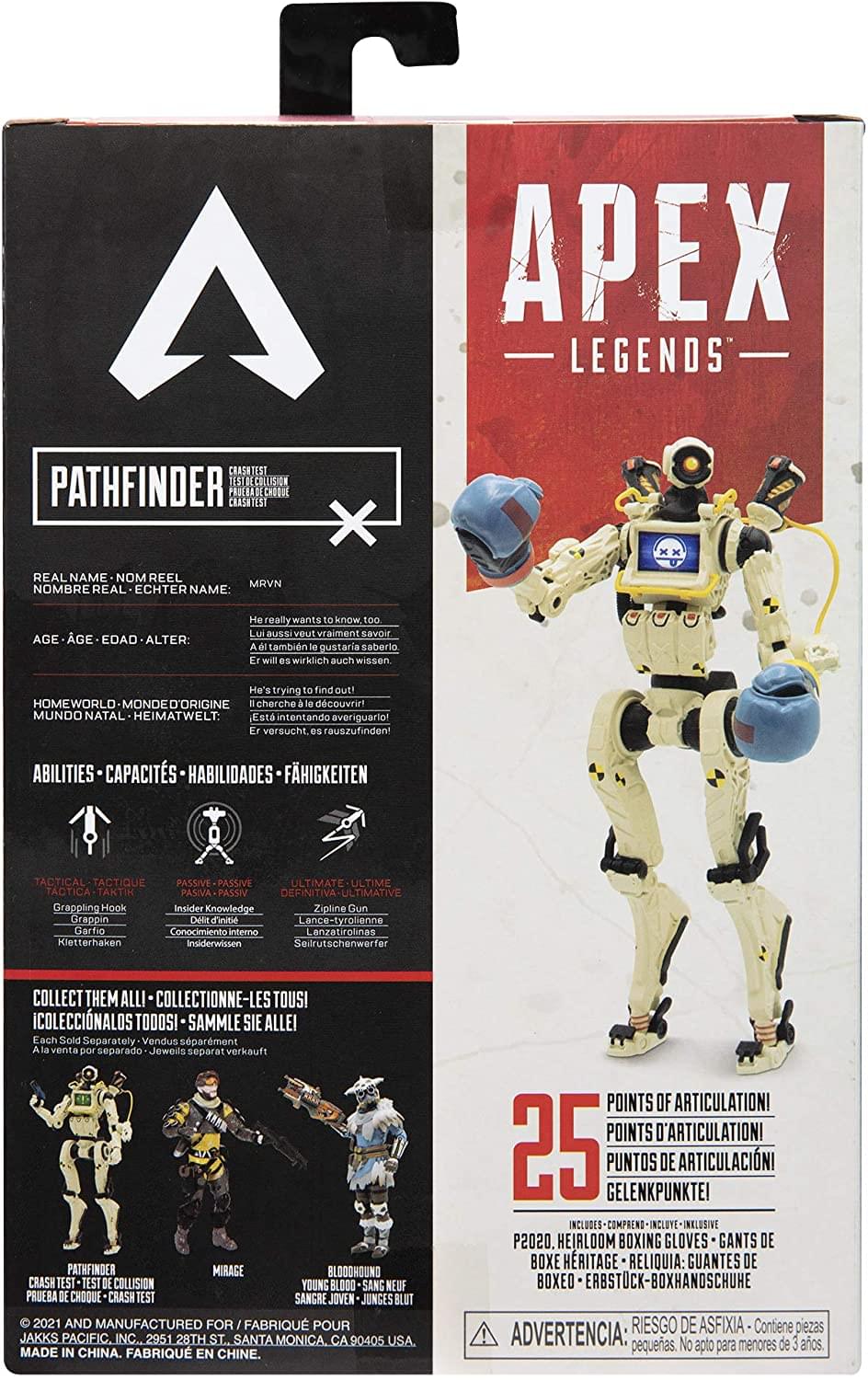 Apex Legends 6 Inch Action Figure | Crash Test Pathfinder