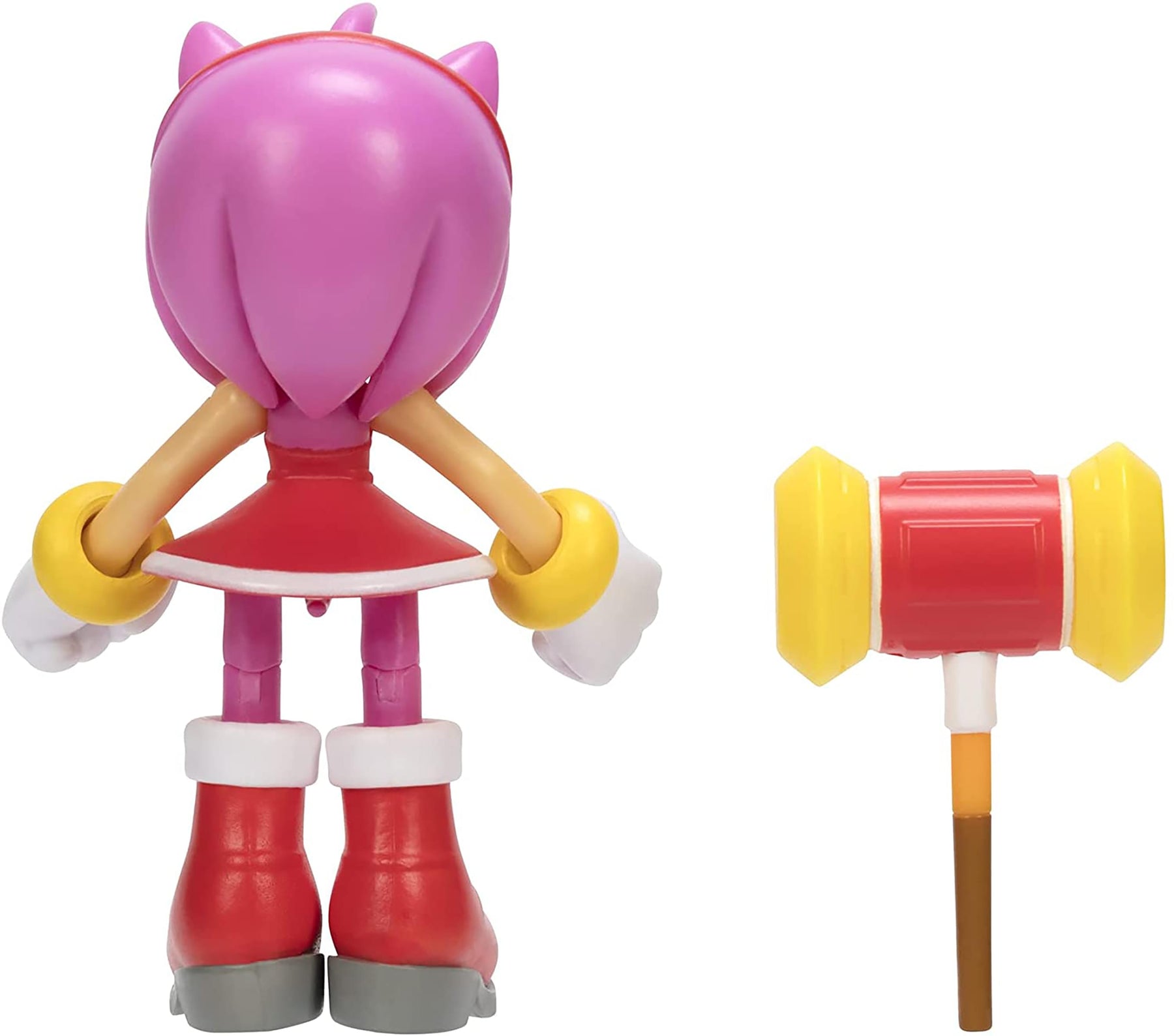 Sonic the Hedgehog 4 Inch Figure | Modern Amy with Hammer