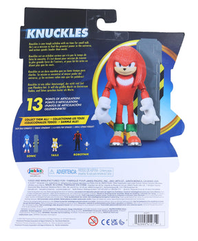 Sonic the Hedgehog 4 Inch Figure | Knuckles with Snow Rider