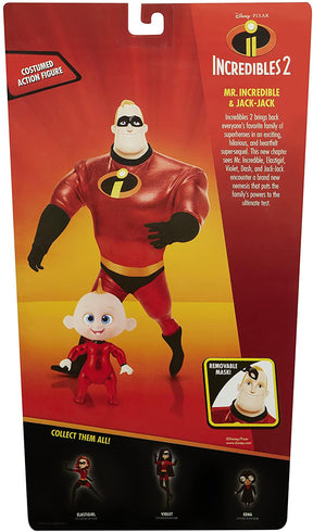 The Incredibles 2 Mr.Incredible & Jack-Jack Action Figure Pack