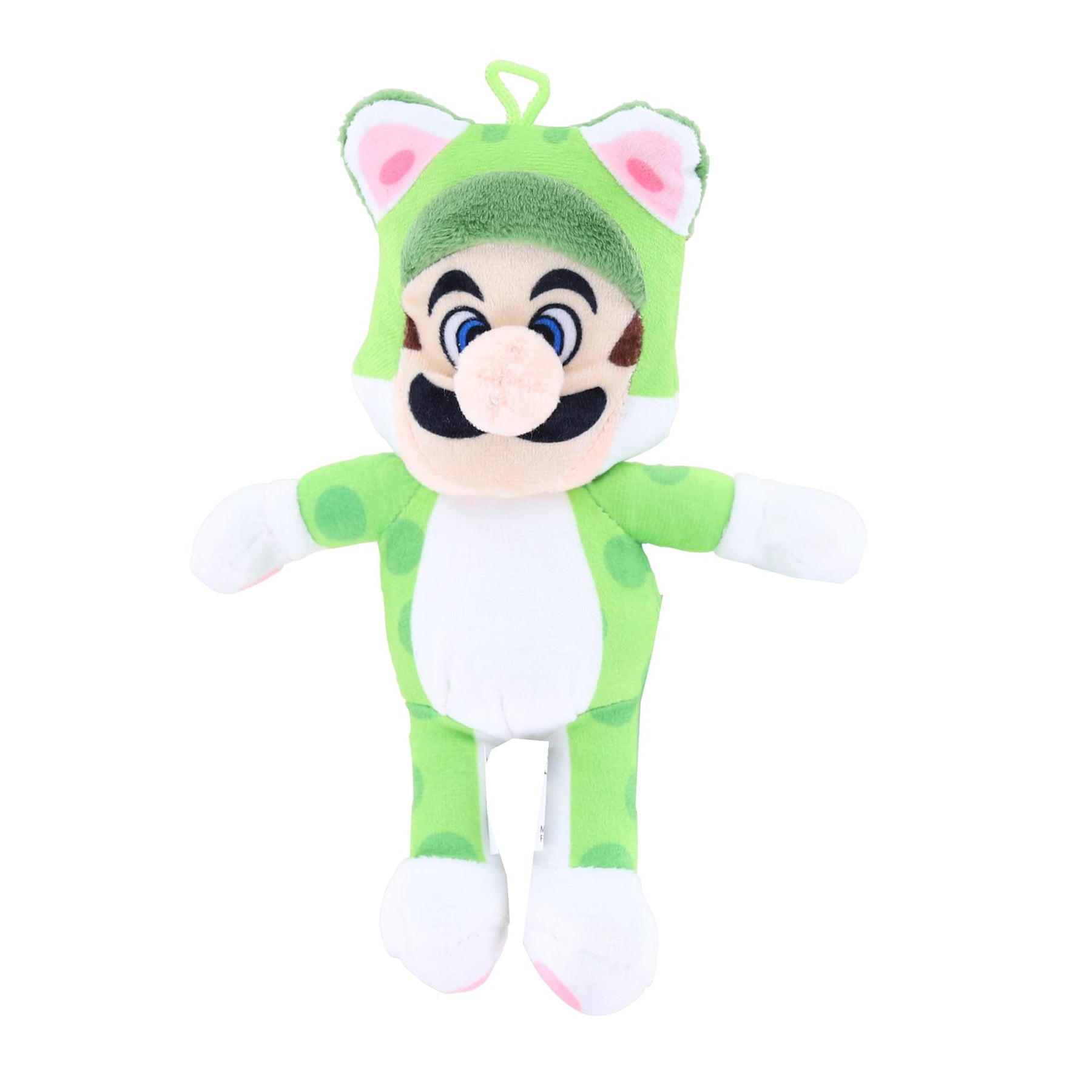 Nintendo Super Mario Power Suit 8.5 Inch Plush | Neko Cat Luigi