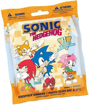 Sonic the Hedgehog 2 Inch Backpack Hanger Series 2  | One Random