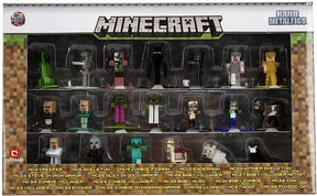 Minecraft Nano Metalfigs 20 Pack Wave 1 | 1.65 Inch Die-Cast Metal Figures