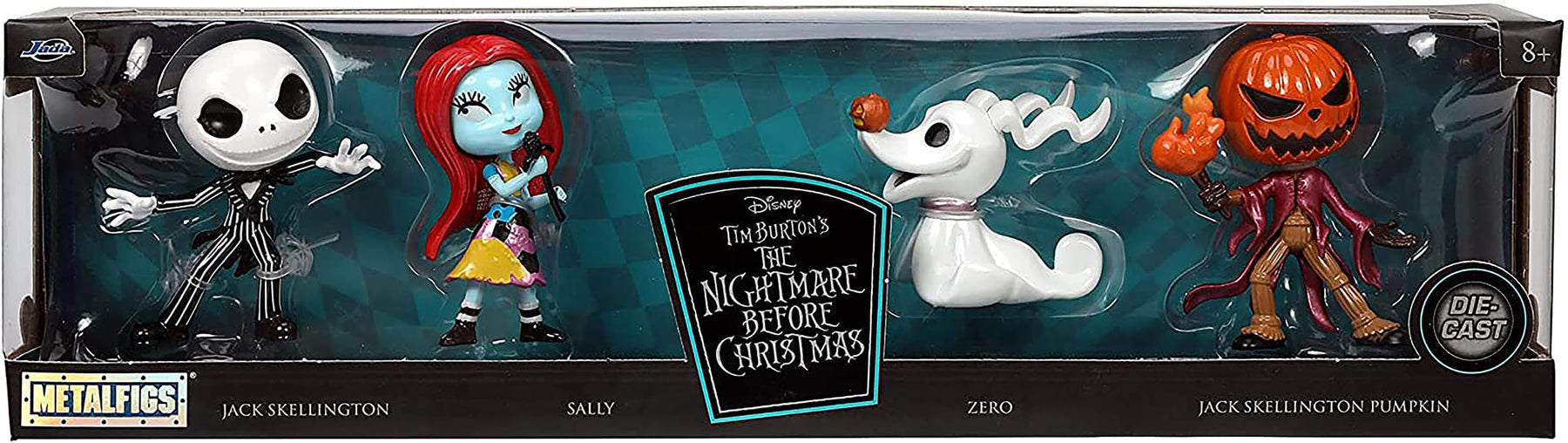 Nightmare Before Christmas 2.5 Inch Metalfig 4-Pack