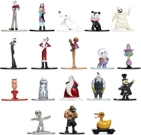 Nightmare Before Christmas Nano Metalfigs 18 Pack | 1.65 Inch Die-Cast Figures