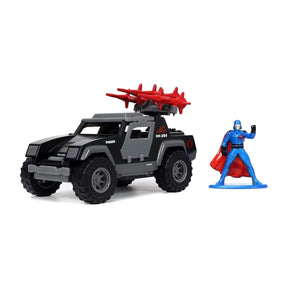 GI Joe 1:32 Cobra Commander Stinger Diecast Car and Figure