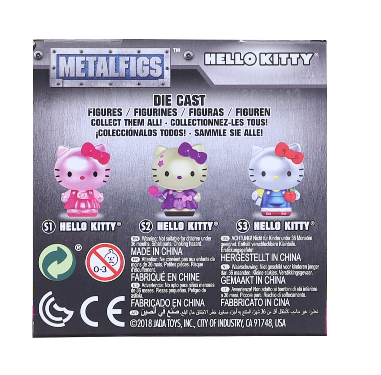 Hello Kitty Pink 2.5 Inch MetalFigs Diecast Collectible Figure