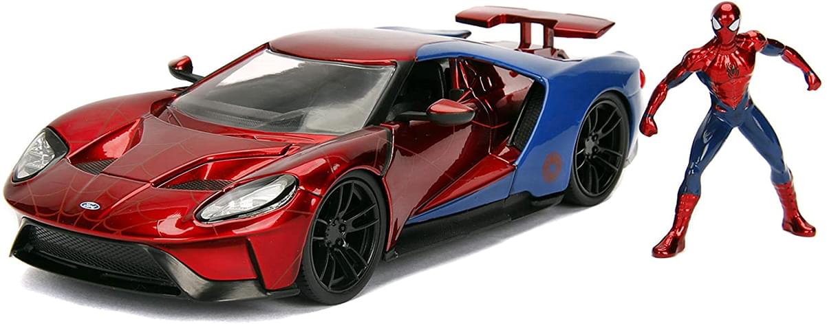 Marvel Spider-Man 2017 Ford GT 1:24 Die Cast Vehicle