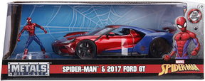 Marvel Spider-Man 2017 Ford GT 1:24 Die Cast Vehicle