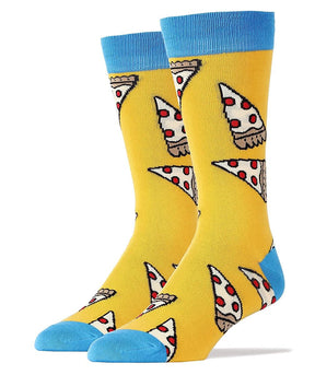 Pizza Party Men's Crew Socks