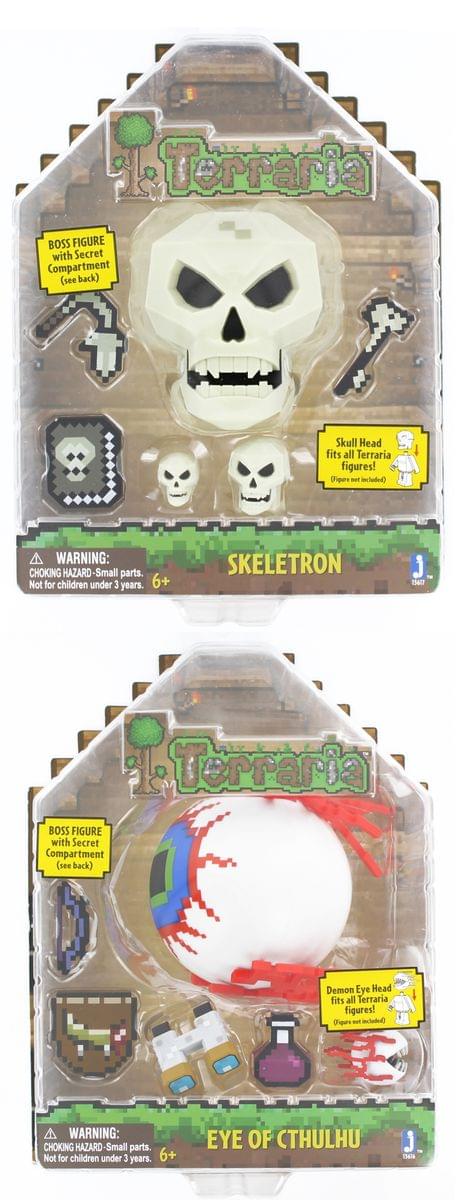 Terraria Deluxe Action Figures Set of 2 Eye of Cthulhu and Skeletron