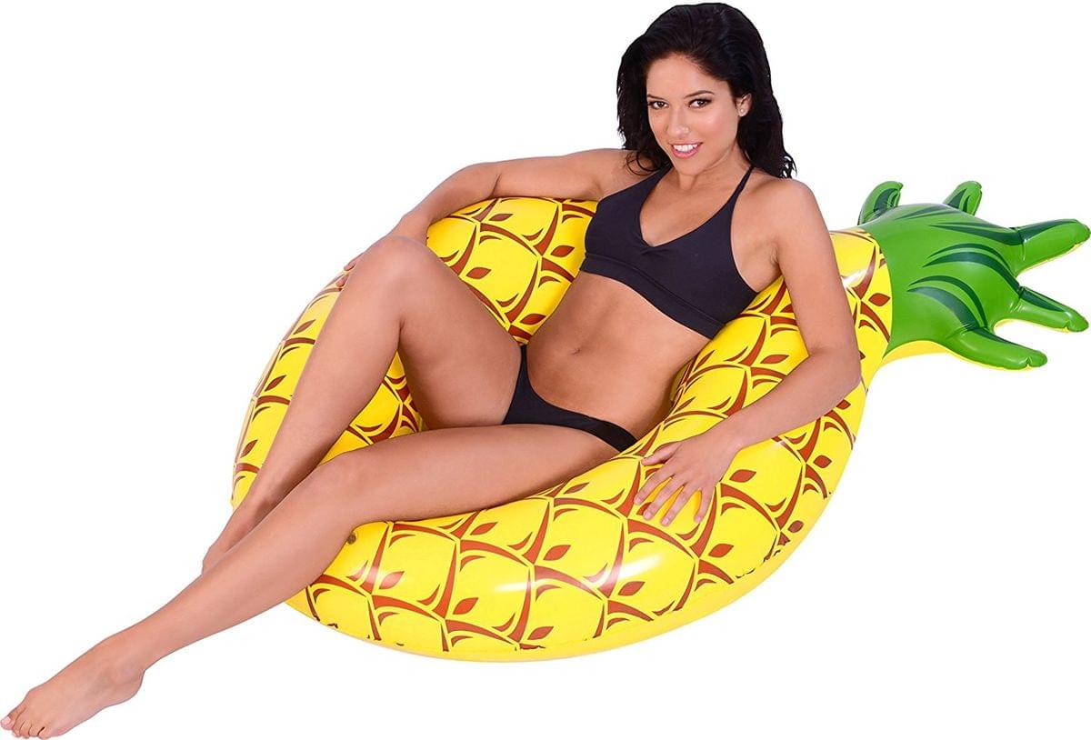 Inflatable 5 ft. Pineapple Pool Float
