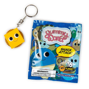 Yummy World Snack Attack 1.5" Blind Bag Keychain, One Random