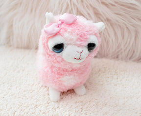 Cute and Cuddly 12 Inch Alpaca Plush | Pink