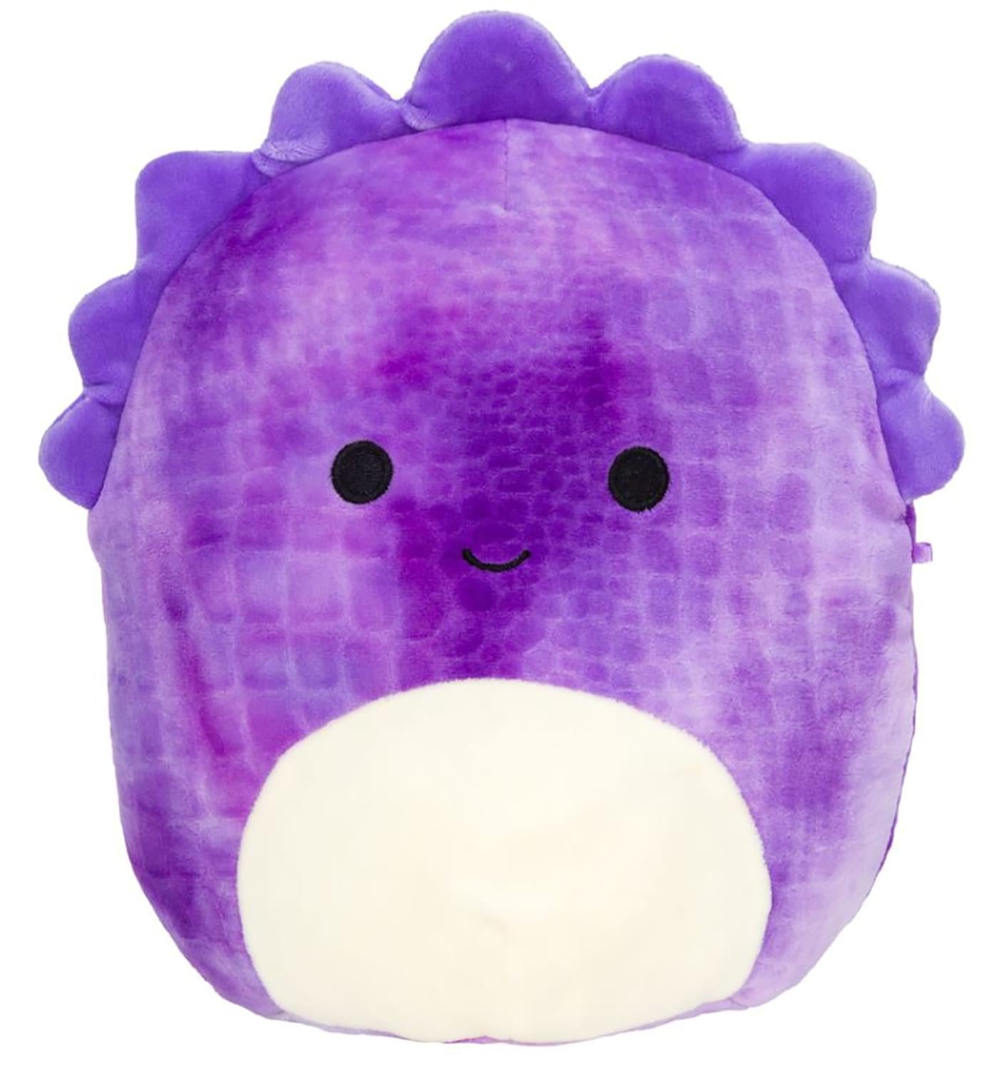 Squishmallow 8 Inch Fantasy Embossed Plush | Delilah the Purple Dinosaur