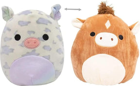 Squishmallow 12 Inch Flip-A-Mallow Plush | Nia Pig / Philip Horse