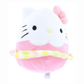 Hello Kitty Easter 8 Inch Squishmallow Plush | Hello Kitty in Plaid Skirt