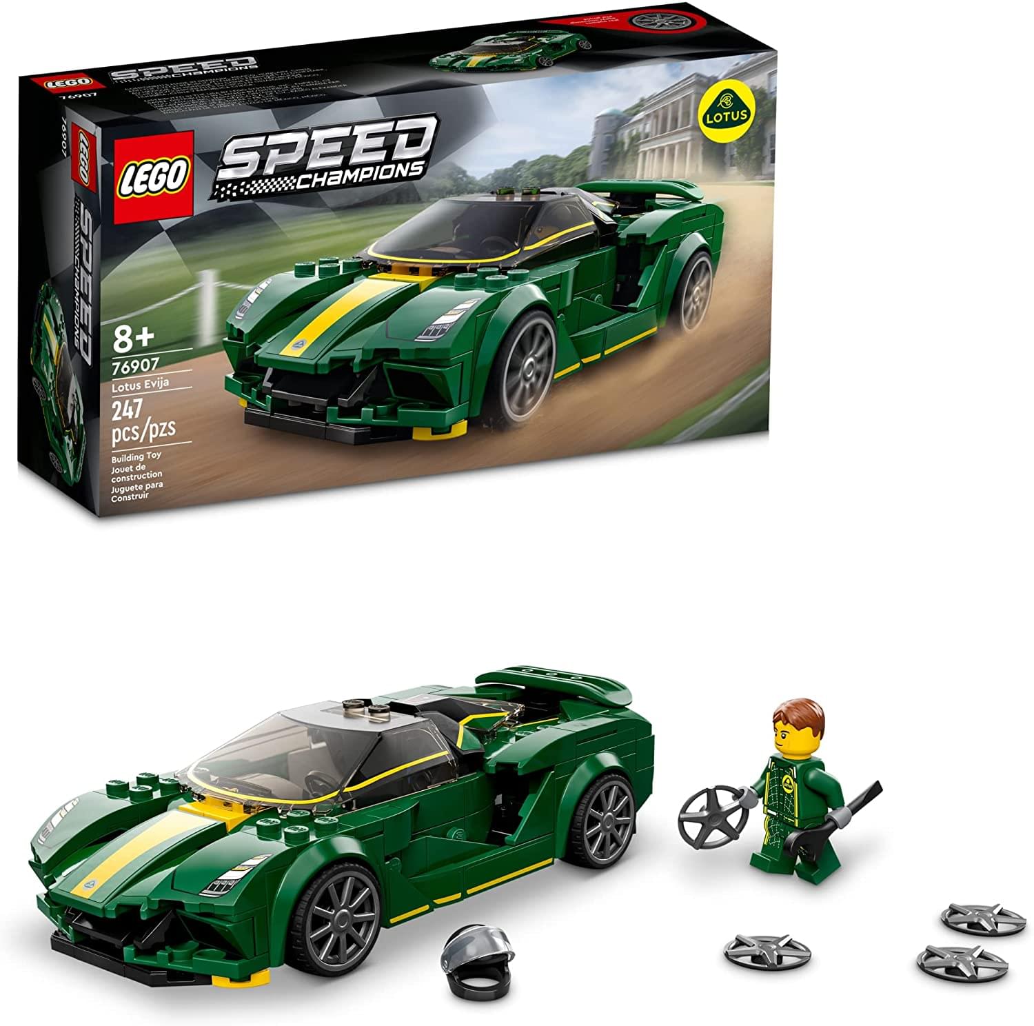 LEGO Speed Champions 76907 Lotus Evija 247 Piece Kit