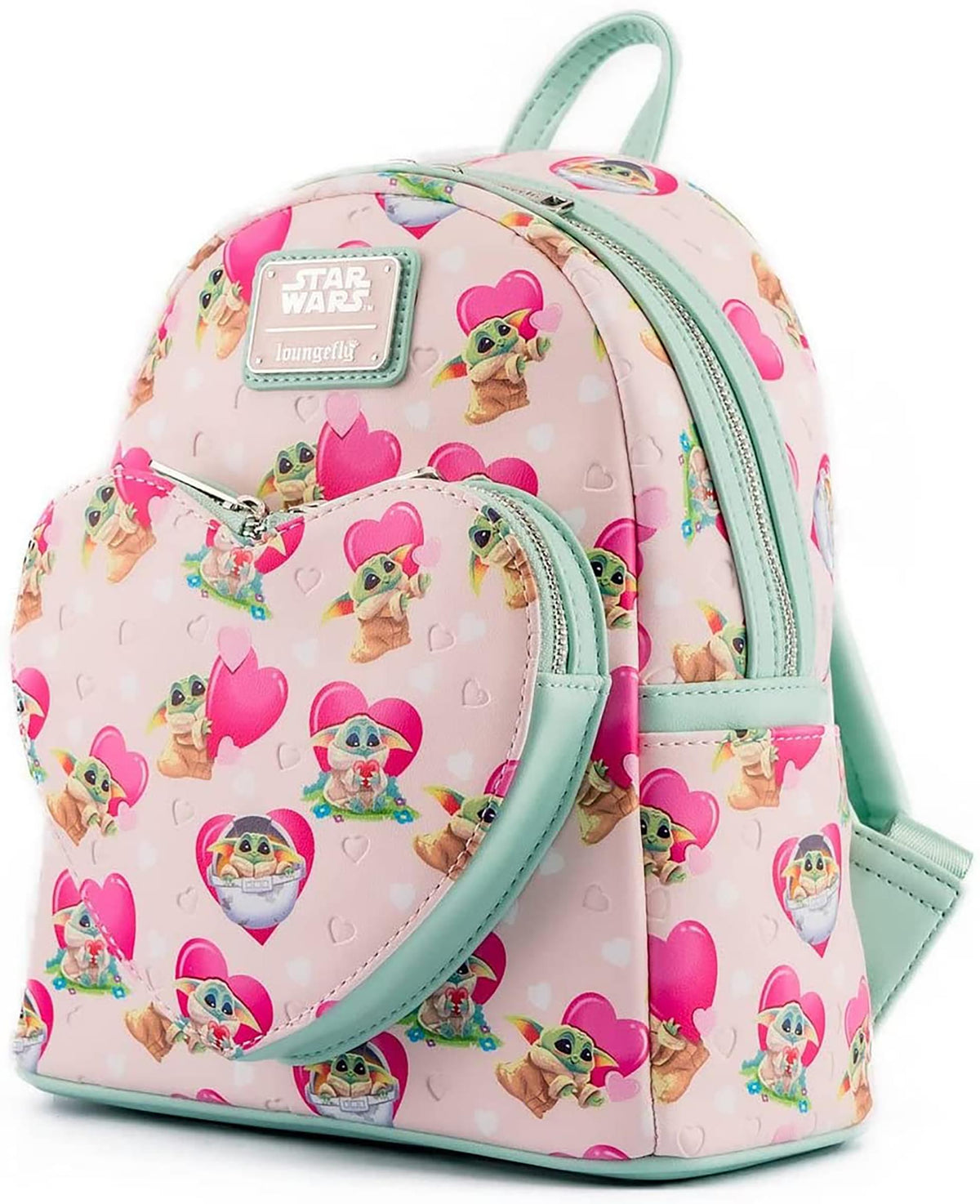 Star Wars Grogu Hearts Mini Backpack | Free Shipping