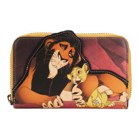 Disney Lion King Scar Villains Scene Zip Around Wallet