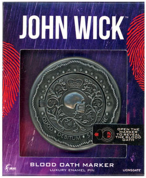 John Wick Blood Oath Marker Replica Pin