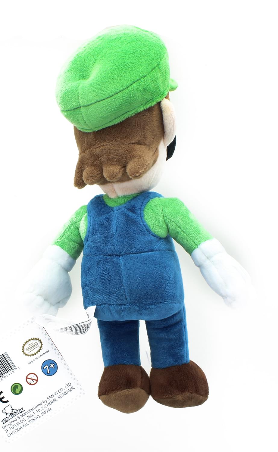 Super Mario LUIGI Plush Stuffed Animal Nintendo 10 inch 10 Green