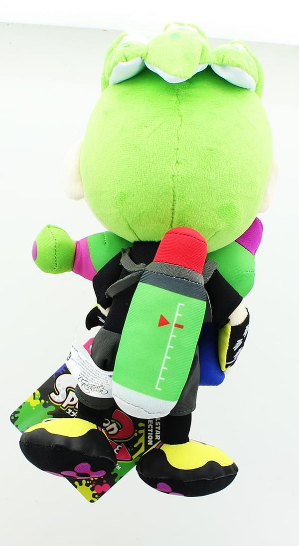 Nintendo Splatoon 9 Inch Plush Inkling Boy Neon Green Free Shippin 7541