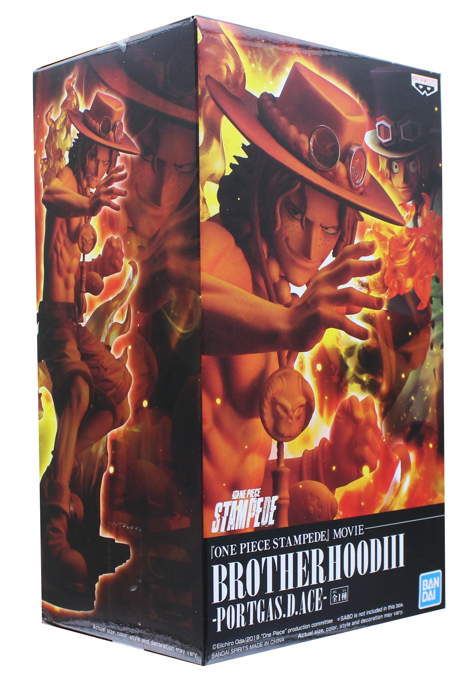 Banpresto One Piece: Stampede Movie Brotherhood Iii Portgas D. Ace, Figures & Dolls Scale Figures