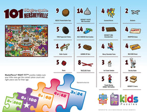 Things to Spot in Hersheyville 101 Piece Jigsaw Puzzle