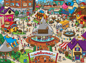 Things to Spot in Hersheyville 101 Piece Jigsaw Puzzle