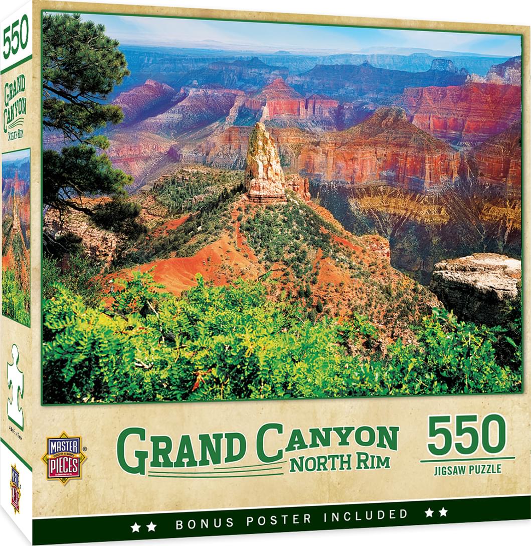 Grand Canyon North Rim 550 Piece Jigsaw Puzzle