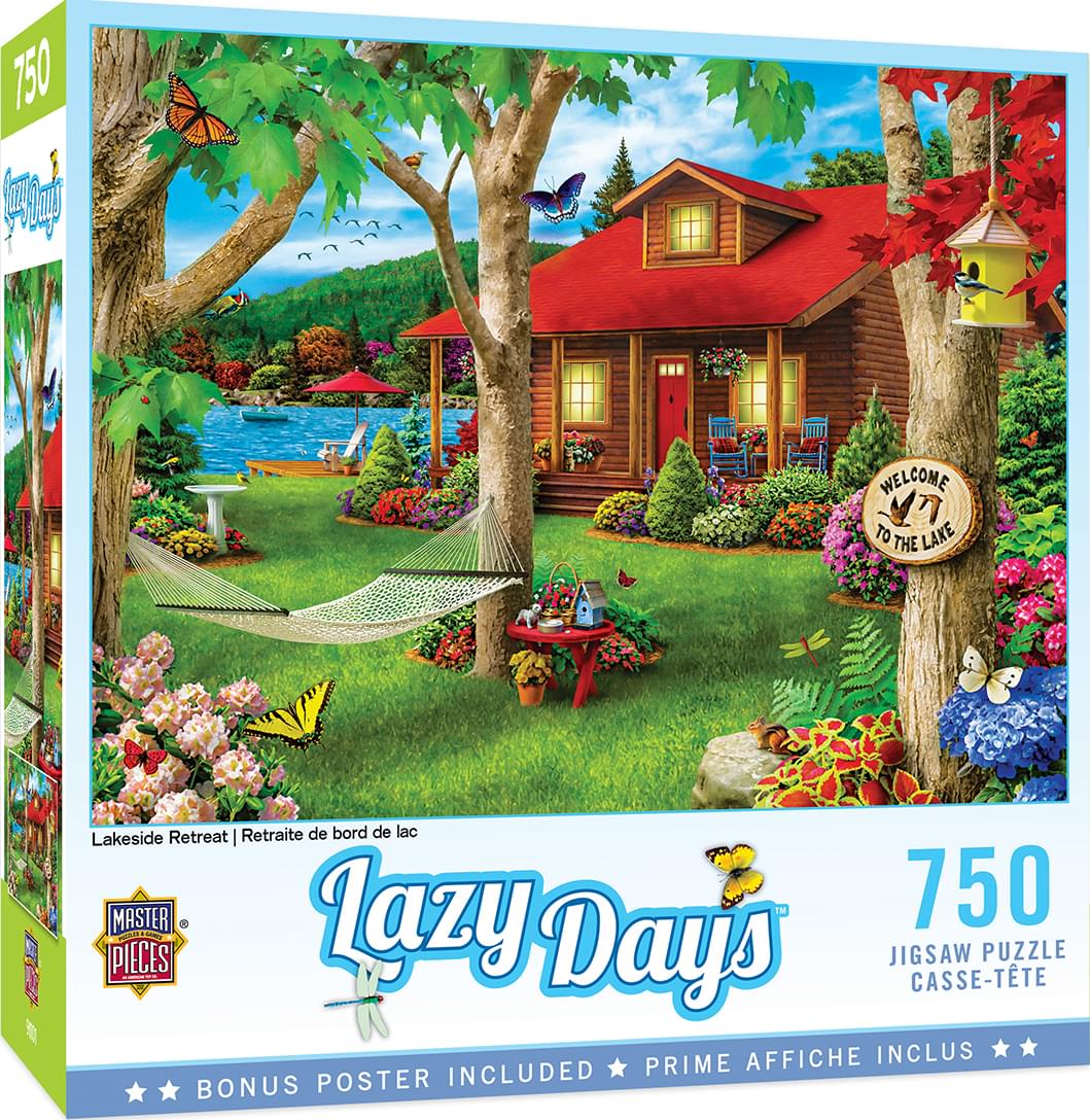 Lakeside Retreat 750 Piece Jigsaw Puzzle