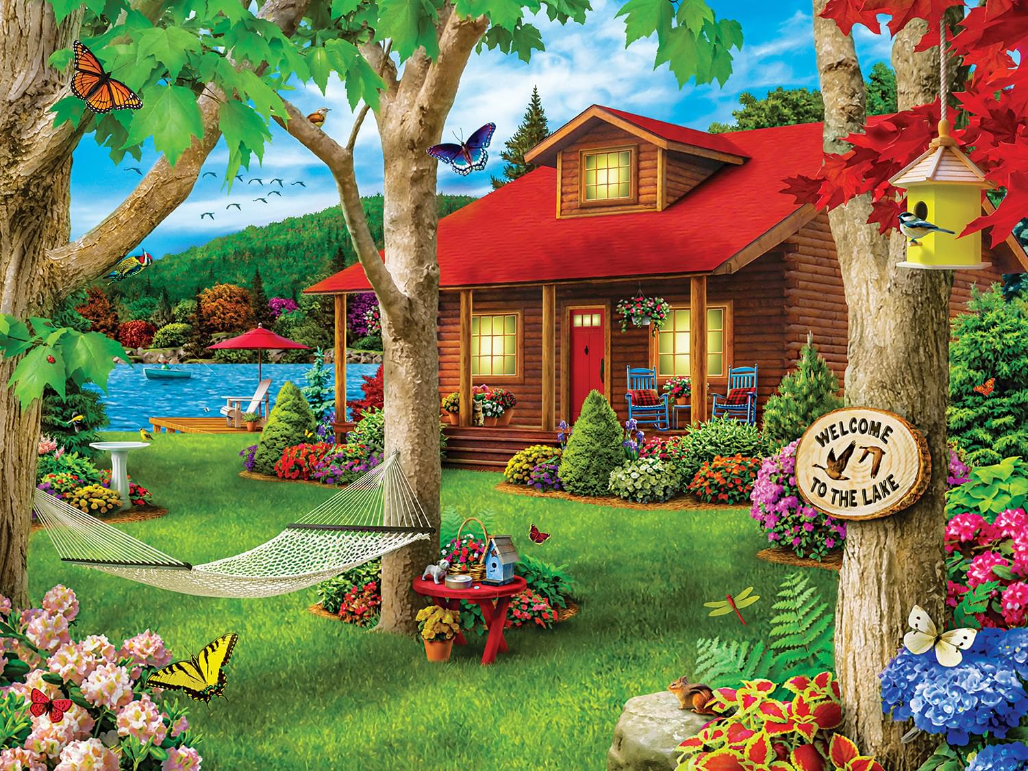 Lakeside Retreat 750 Piece Jigsaw Puzzle