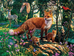 The Woodlands 550 Piece Hidden Images Glow In The Dark Jigsaw Puzzle