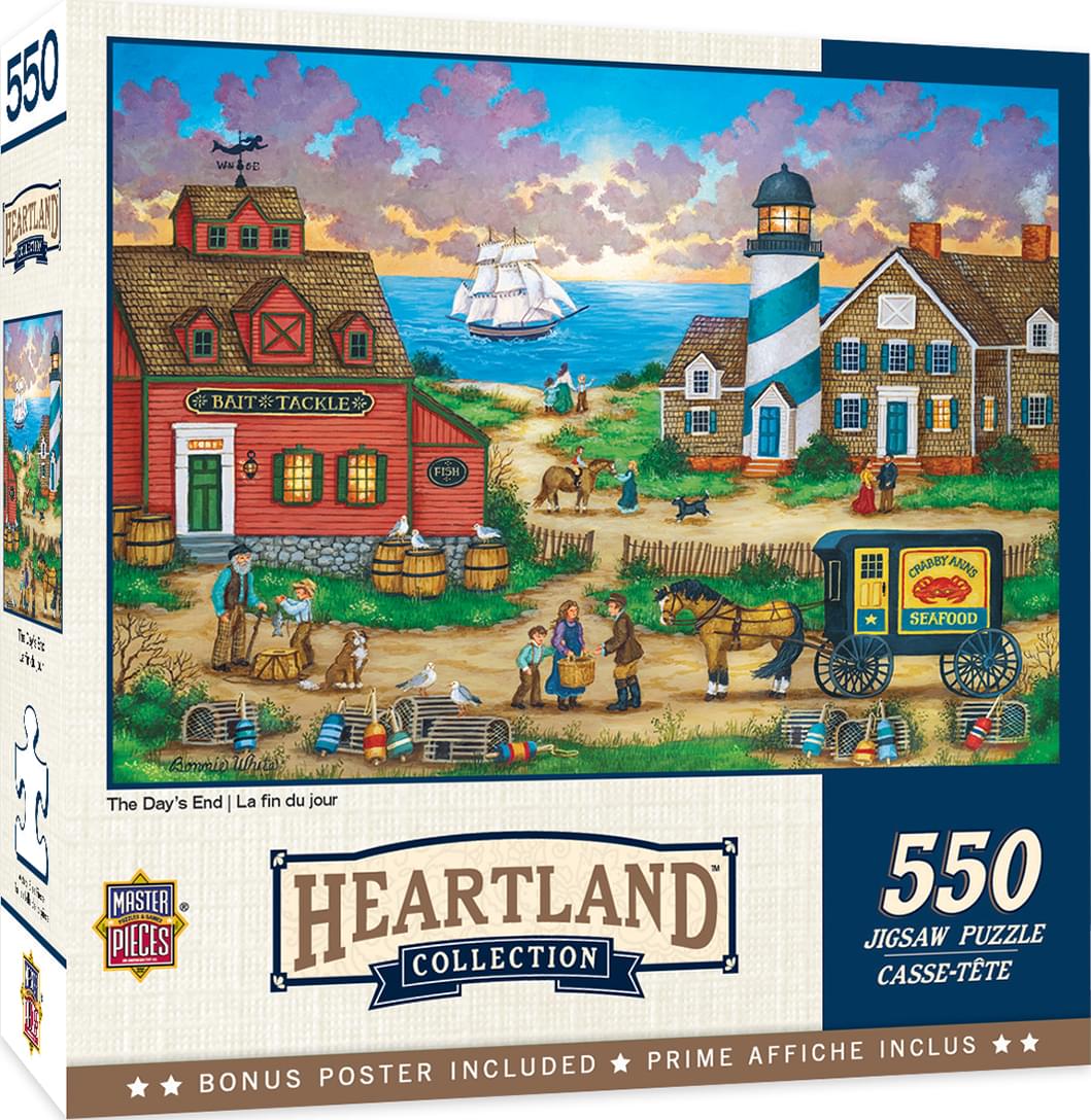 The Days End 550 Piece Jigsaw Puzzle | Free Shipping