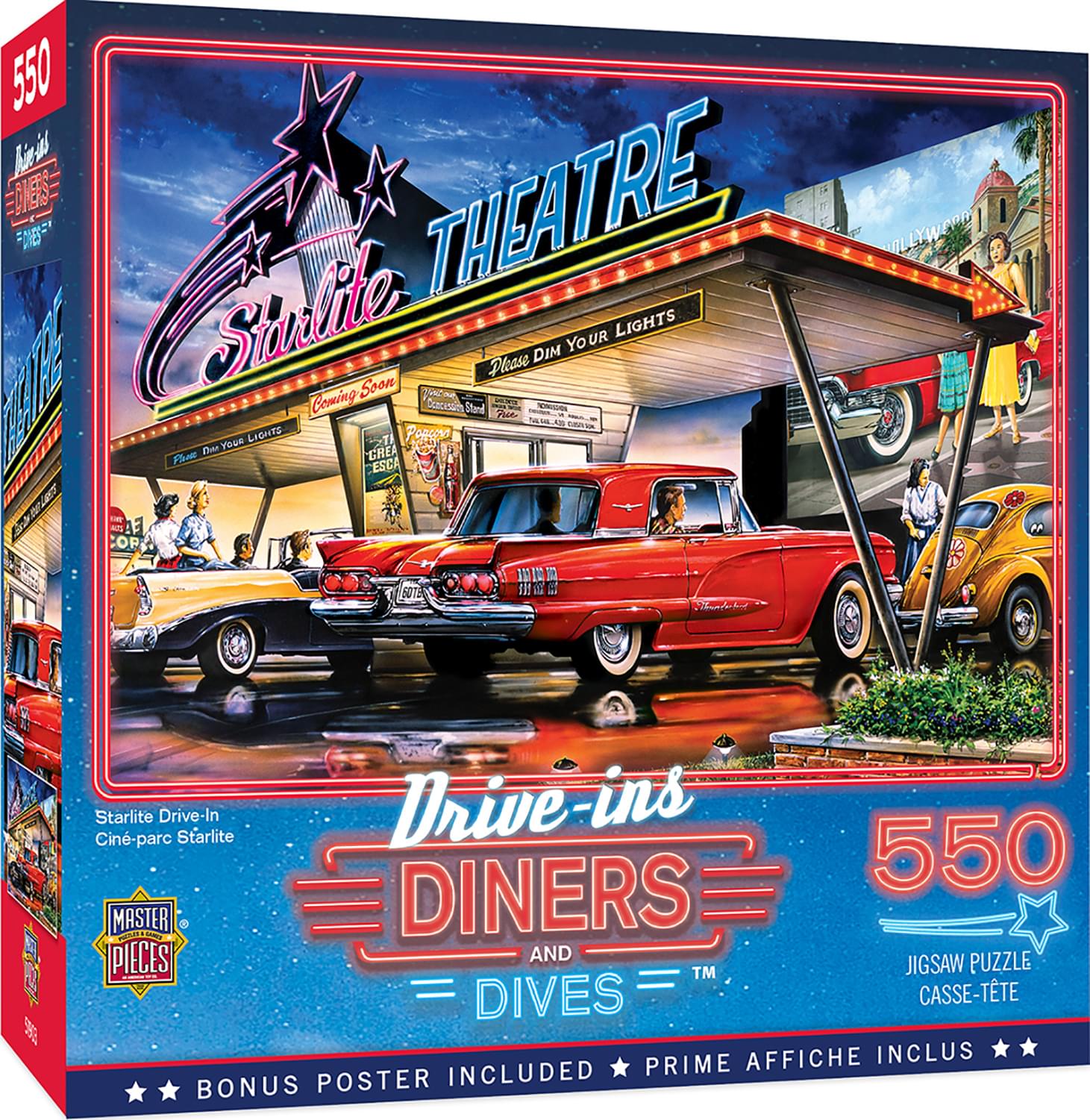 Starlite Drive-In 550 Piece Jigsaw Puzzle