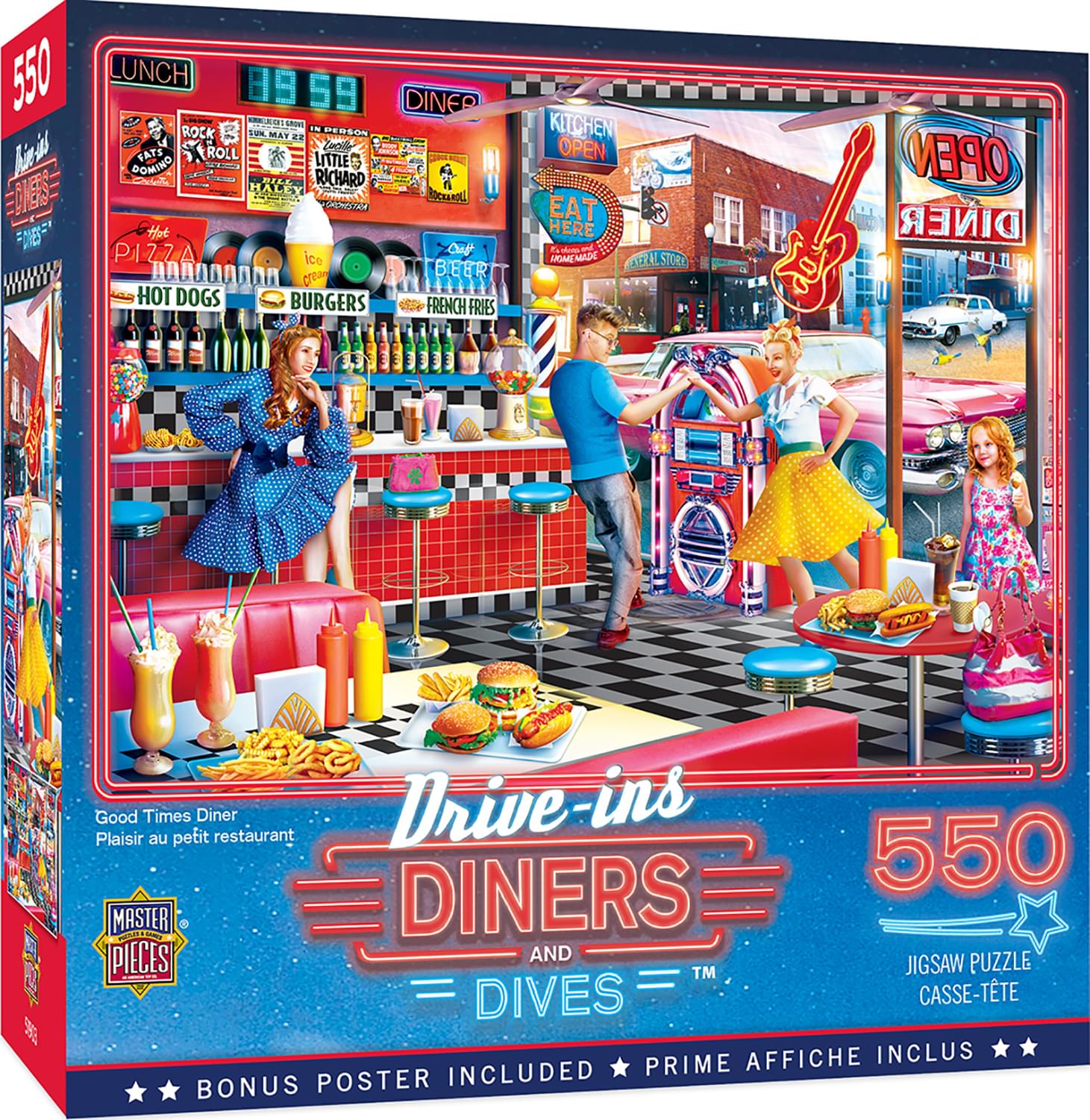 Good Times Diner 550 Piece Jigsaw Puzzle