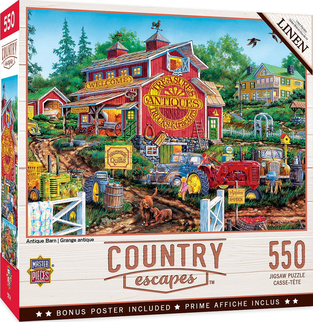 Antique Barn 550 Piece Jigsaw Puzzle | Free Shipping